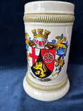 German Ceramic Beer Stein Mug Rheinland-Pfalz