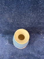 Blue And White Glazed Pottery Bud Vase *Read Description*