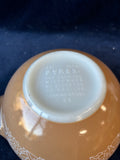 Vintage Pyrex Woodland Cinderella Tan Mixing Bowl