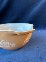 Vintage Pyrex Woodland Cinderella Tan Mixing Bowl