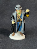 Heritage Village Collection Dept. 56 “Brixton Road Watchman” Set Of 2 Figurines (B)