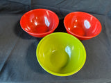 Assorted Lot Of Melamine Mixing Bowls (12)