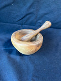 Wood Mortar And Pestle Set