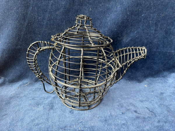 Wired Teapot Kitchen Basket