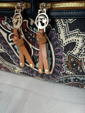 Spartina 449 Zipper Hipster Crossbody Bag Paisley Pattern *Read Description*