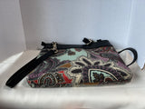Spartina 449 Zipper Hipster Crossbody Bag Paisley Pattern *Read Description*