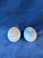 Bing & Grondahl B&G Annual Porcelain Egg Trinket Boxes (2)