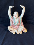 Kinder-Harris Hand Painted Asian Monk Figurine