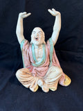 Kinder-Harris Hand Painted Asian Monk Figurine