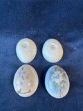 Bing & Grondahl B&G Annual Porcelain Egg Trinket Boxes (2)