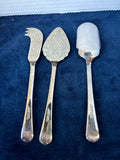 William Adams Sheffield England 3 Pc Silver Plated Serving Set