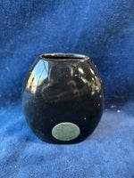 The Art Of Chokin Vase Peacock Motif 24k Gold Trim