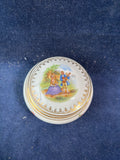 Limoges France Courting Couple Porcelain Trinket Box