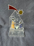 Stained Glass Nativity Figurine
