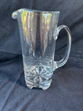 Clear Glass Water Pitcher