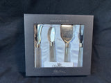 Oleg Cassini Crystal Cheese Set- 4 PCs