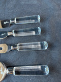 Oleg Cassini Crystal Cheese Set- 4 PCs