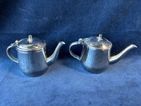 Mini Flip Lid Tea Pots/Creamers (2)