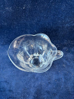Clear Glass Creamer & Sugar Bowl Set