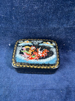 Russian Lacquer Wooden Trinket Box