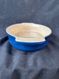 Le Creuset Ceramic Oval Blue Handled Casserole Bake Dish