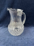 J G Durand Crystal d Arques Longchamp Lead Crystal Pitcher