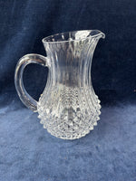 J G Durand Crystal d Arques Longchamp Lead Crystal Pitcher