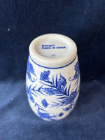 Blue Floral Bombay Vase