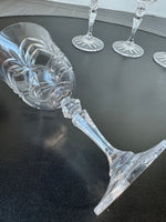 Galway Ireland Crystal Kylemore Water Goblet Set of 4 (2 AVAILABLE—PRICED INDIVIDUALLY AT $45 EACH SET)