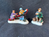 Department 56 Decorating with Holiday Greenery 2 Piece Figurine Set (E)