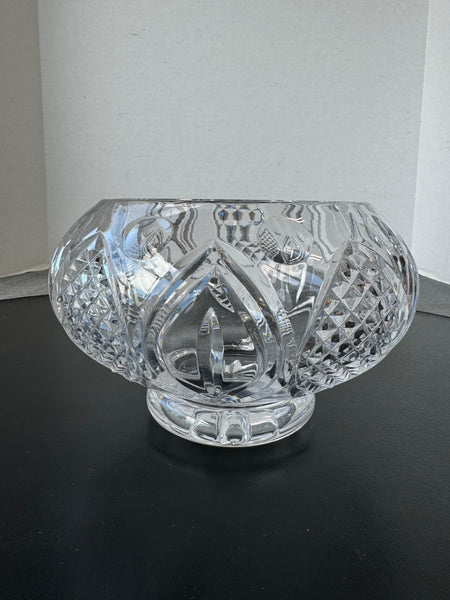 Galway Ireland Crystal Signed James Callaghan Footed Bowl