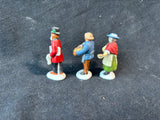 Department 56 Dickens Village Street Merchants 3-Piece Figurine Set (F)