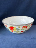 Set Of 3 Enamelware Mixing Bowls
