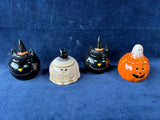 Lot Of 4 Ceramic Halloween Trinket Dishes