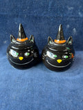 Lot Of 4 Ceramic Halloween Trinket Dishes