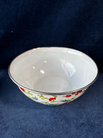 Set Of 3 Enamelware Mixing Bowls