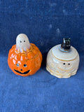 Lot Of 4 Ceramic Halloween Trinket Dishes