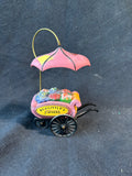 Department 56 Chelsea Market Flower Monger & Cart Set Of 2 Figurine/Accessories (H)