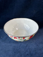 Set Of 3 Enamelware Mixing Bowls