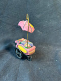 Department 56 Chelsea Market Flower Monger & Cart Set Of 2 Figurine/Accessories (H)