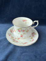 Queen's Rosina China Rosamund Roses Cup and Saucer Set