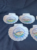 Set Of 6 Jacques Lobjoy Porcelain Seashell Dishes *Read Description*