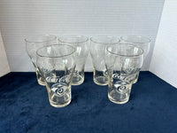 Set Of 6 Coca-Cola 75th Anniversary Glasses