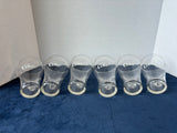 Set Of 6 Coca-Cola 75th Anniversary Glasses