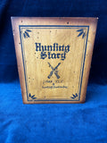 Hunting Story 2-Sided Shadow Box Photograph Frame Wood with Metal Latch Closure