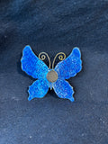 Cloisonne Butterfly Brooch Magnet (C)