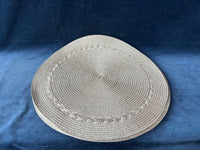 Set Of 6 Round Mauve Placemats