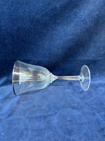 (B)Set Of 6 Lenox Silver Trimmed Wine Glasses (2 Sets Available, Priced Individually)