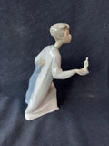 Lladro #4874 Boy and Girl With Candle Figurine