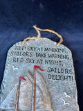 Nautical Schooner Resin Plaque